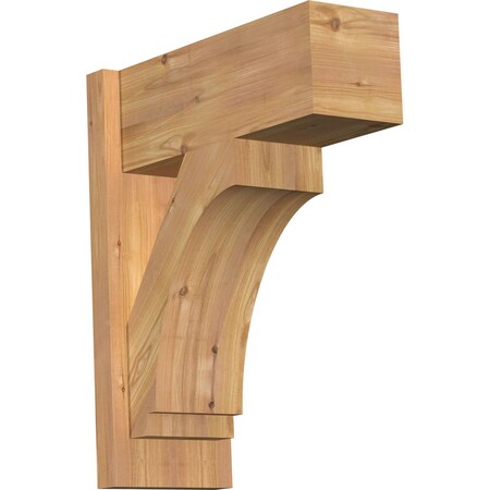 Ekena Millwork Imperial Block Smooth Outlooker, Western Red Cedar, 7 1/2"W x 18"D x 22"H OUT08X18X22IMP05SWR